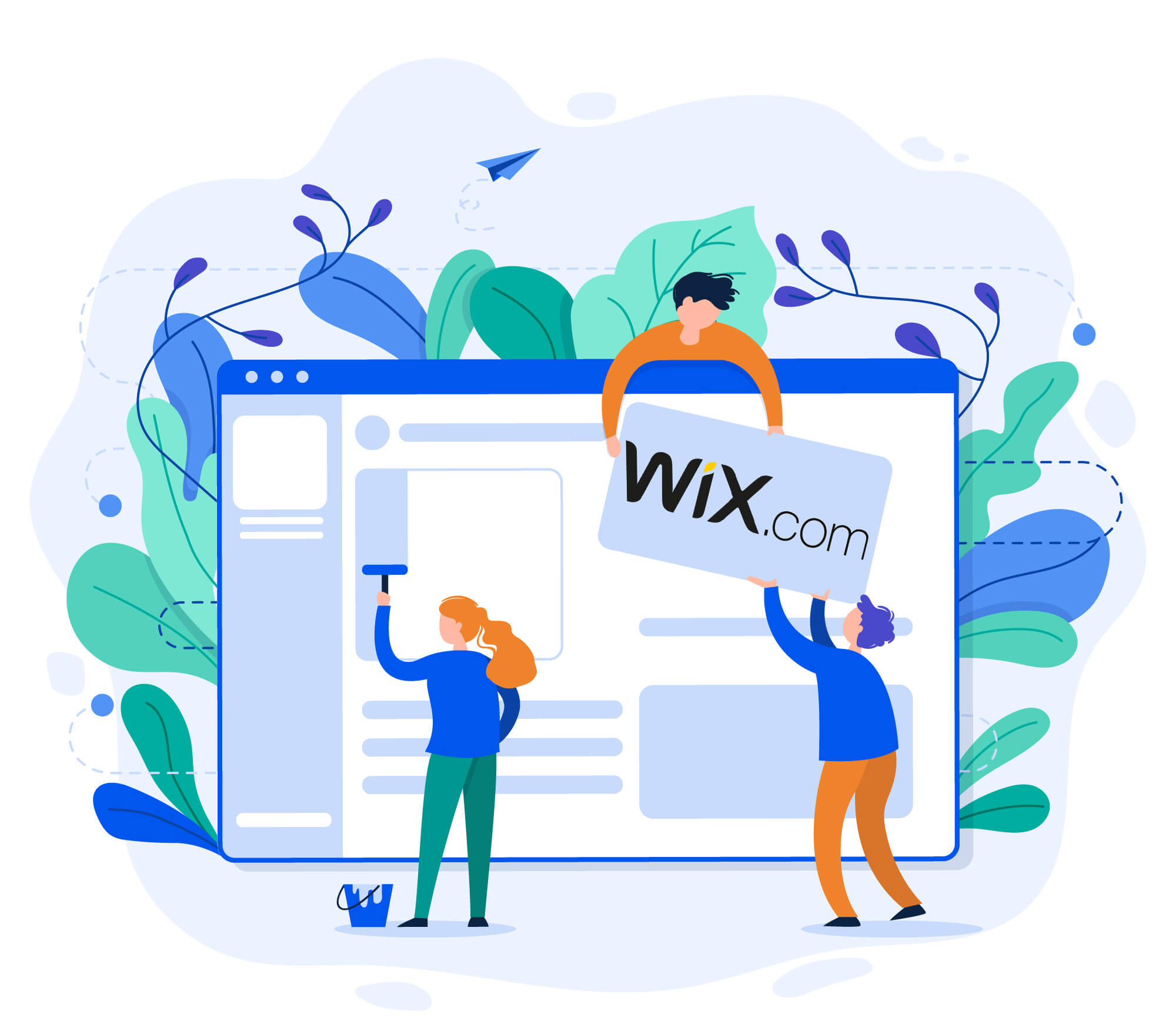 Wix web hosting at Polar55 with your own domain